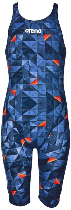 Combinaison De Natation Fille Arena Powerskin St 2.0 Full Body Dos Ouvert Turquoise / Orange -Natation Équipement Magasin 000871 801