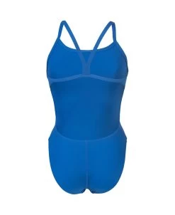 Maillot De Bain Arena Femme Team Dos Challenge Uni Bleu Royal Et Blanc -Natation Équipement Magasin 004766 720 womens team swimsuit challenge solid 006 b s
