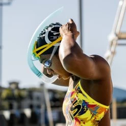 Tuba Frontal Finis STABILITY SNORKEL Yellow -Natation Équipement Magasin 1.05.021 teal usage.main 13