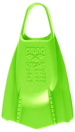 Palmes Courtes De Natation Silicone Arena Powerfin Pro Acid Lime -Natation Équipement Magasin 1e207 065 powerfin pro 006 b s