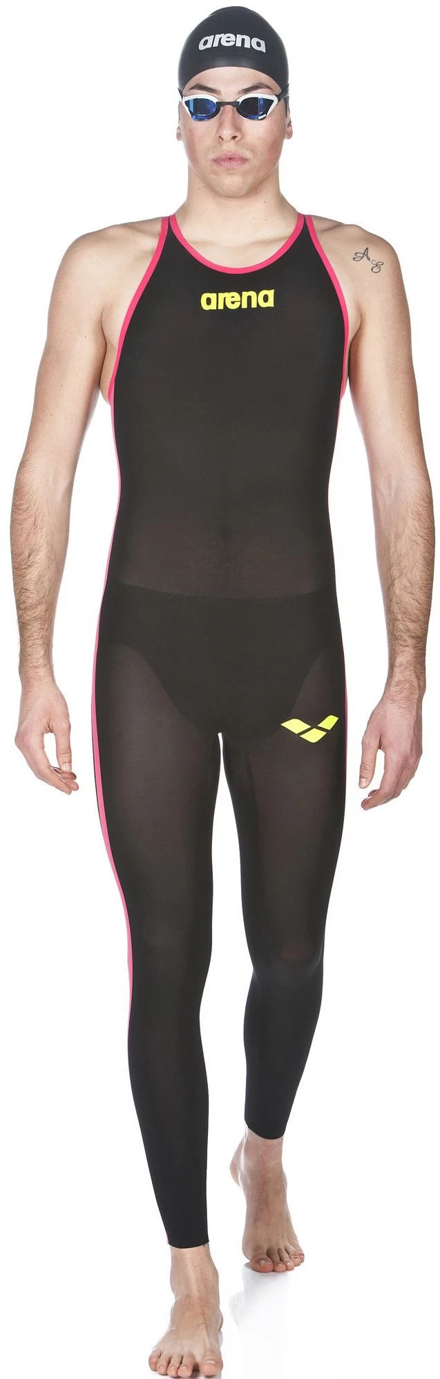 Combinaison De Natation Eau Libre Homme Arena Powerskin R-Evo+ Open Water Dos Fermé Black / Fluo Yellow 3 Combinaison De Natation Eau Libre Homme Arena Powerskin R-Evo+ Open Water Dos Fermé Black / Fluo Yellow