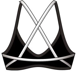 Haut De Maillot De Bain Femme Diana Twin Brassière Noir 9 Haut De Maillot De Bain Femme Diana Twin Brassière Noir -Natation Équipement Magasin 3104010808bck