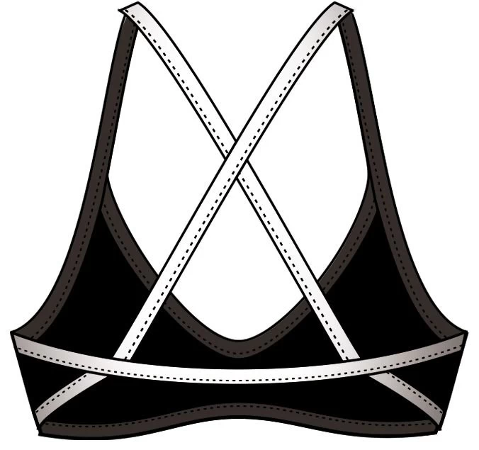 Haut De Maillot De Bain Femme Diana Twin Brassière Noir 6 Haut De Maillot De Bain Femme Diana Twin Brassière Noir – Image 4