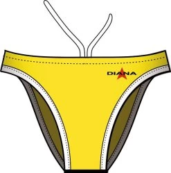 Bas De Maillot De Bain Femme Diana Twin Slip Jaune -Natation Équipement Magasin 3124005806