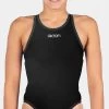 Maillot De Bain Fille Akron Babbitt JR Evo Bicolor Black/Sport Red -Natation Équipement Magasin babbitt evo jr black sportred1