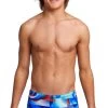 Maillot De Bain Funky Trunks Garçon Trunks - Battle Blue -Natation Équipement Magasin battle bleu boys