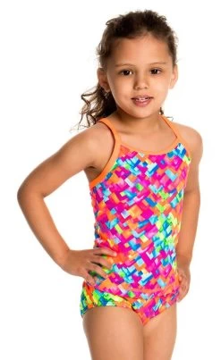 Maillot De Bain Funkita 2 Pièces Enfant Fille Stroke Rate Multicolore