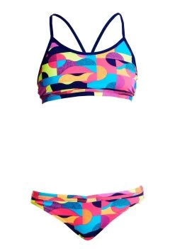 Maillot De Bain Funkita 2 Pièces Fille Mad Mist Rose -Natation Équipement Magasin fs02g mad mist 1699 0