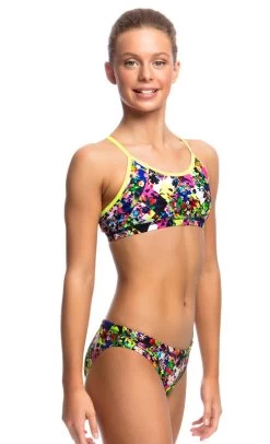 Maillot De Bain Funkita 2 Pièces Fille Princess Cut Multicolore -Natation Équipement Magasin fs02g princess cut 021