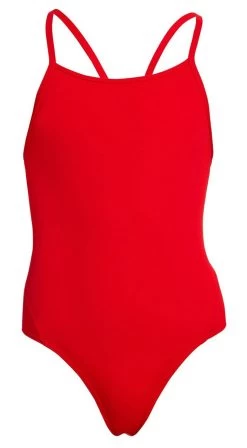 Maillot De Bain Funkita Fille Diamond Back - Still Red -Natation Équipement Magasin fs11g00467 3