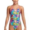 Maillot De Bain Funkita Fille Diamond Back - Rat Pack -Natation Équipement Magasin fs11g rat pack 01
