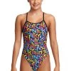 Maillot De Bain Funkita Fille Single Strap - Brand Galaxy -Natation Équipement Magasin fs16g brand galaxy 01