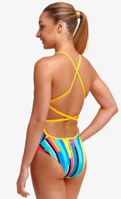 Maillot De Bain Funkita Fille Strapped In - Winning Streak -Natation Équipement Magasin fs38g71481 4