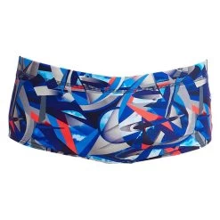 Maillot De Bain Funky Trunks Garçon Futurismo Bleu -Natation Équipement Magasin funky trunks classic 4 0