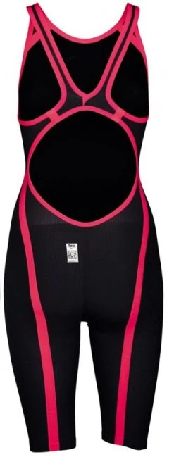 Combinaison De Natation Femme Arena Carbon Flex Vx Dos Ouvert Dark Grey / Fluo Red -Natation Équipement Magasin fx face b