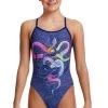 Maillot De Bain Funkita Fille Single Strap Snake It Off -Natation Équipement Magasin g snake it off1