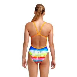 Maillot De Bain Funkita Fille Single Strap - Dye Hard -Natation Équipement Magasin girl dye hard d
