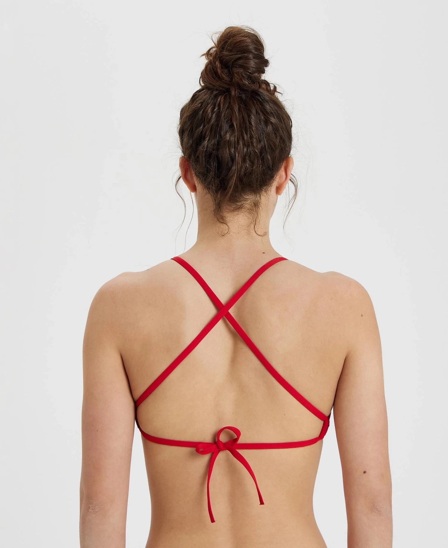 Haut Maillot De Bain Femme Arena Team Uni Rouge 4 Haut Maillot De Bain Femme Arena Team Uni Rouge – Image 2