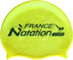 Bonnet Silicone De Natation France Natation Jaune