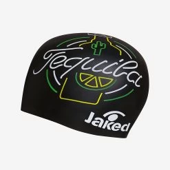 Bonnet Silicone De Natation Jaked Tequila Noir