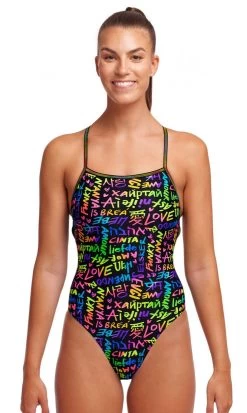Maillot De Bain Funkita Femme Strapped In - Love Funky
