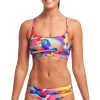 Maillot De Bain Funkita 2 Pièces Femme Radar Rage -Natation Équipement Magasin ladies rage radar 2p 1