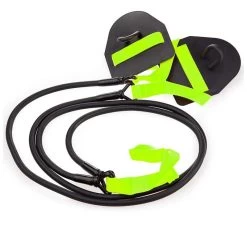 Matériel D'entraînement, Musculation Hors De L'eau Madwave Elastiques Avec Plaquettes Verte