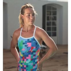 Maillot De Bain De Natation Femme Mako Nereid Pixel -Natation Équipement Magasin nereid pixel4
