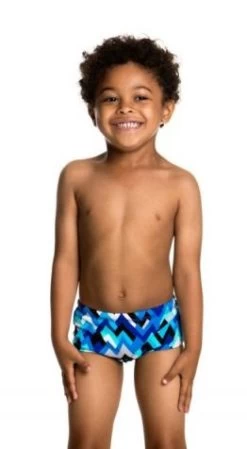 Maillot De Bain Funky Trunks Enfant Peak Performance Bleu