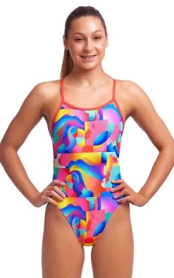 Maillot De Bain Funkita Fille Single Strap - Radar Rage -Natation Équipement Magasin radar rage girls5