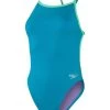 Maillot De Bain 1 Pièce SPEEDO Solid Vback Swimsuit - Aquarium/ Fake Green -Natation Équipement Magasin sp1 1