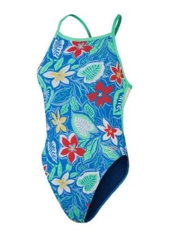 Maillot De Bain 1 Pièce SPEEDO Allover Digital Vback Swimsuit - Retro Floral