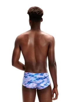 Maillot De Bain Homme SPEEDO Allover Digital 13.5cm Briefs - Clearwater Dawn -Natation Équipement Magasin sp3 5
