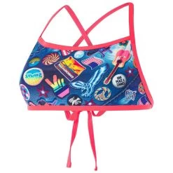 Maillot De Bain De Natation Femme 2 Pièces Speedo Retro Pop 723C863 Bleu -Natation Équipement Magasin speedo retro pop cross