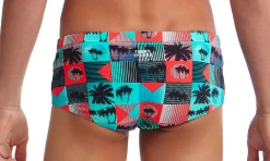 Maillot De Bain Funky Trunks Garçon Sunset Strip Vert -Natation Équipement Magasin sunset strip 7