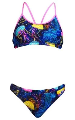 Maillot De Bain Funkita 2 Pièces Fille Racerback - Swimma Stinga -Natation Équipement Magasin swimma girls 2p3