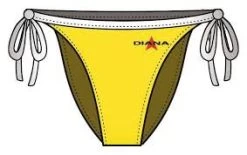 Bas De Maillot De Bain Femme Diana Twin-kini Jaune