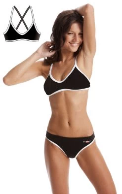 Haut De Maillot De Bain Femme Diana Twin Brassière Noir