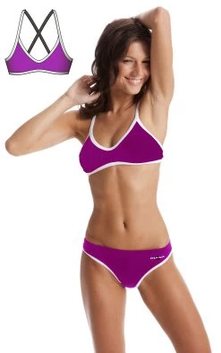 Haut De Maillot De Bain Femme Diana Twin Brassière Violet