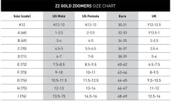 Palmes Courtes De Natation Finis Z2 Gold Zoomers 9 Palmes Courtes De Natation Finis Z2 Gold Zoomers -Natation Équipement Magasin z2goldzoomers sizechart